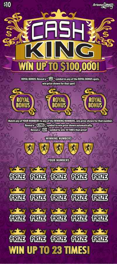 Cash King scratchcard - game number #1512 - front
