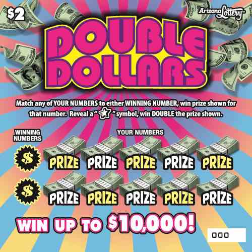 Double Dollars scratchcard - game number #1446 - front