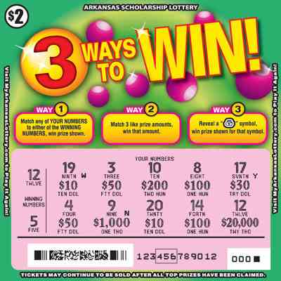 3 Ways To Win! scratchcard - game number #786 - front-scratched