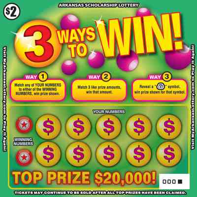 3 Ways To Win! scratchcard - game number #786 - front