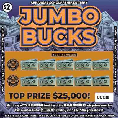 Jumbo Bucks scratchcard - game number #861 - front