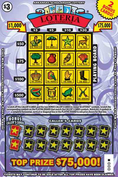 Loteria scratchcard - game number #835 - front