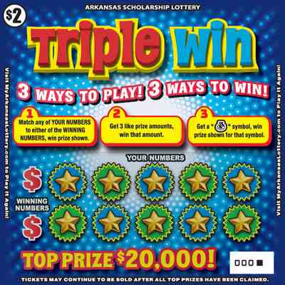 Triple Win scratchcard - game number #893 - front
