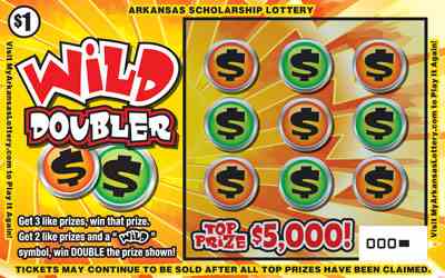 Wild Doubler scratchcard - game number #892 - front