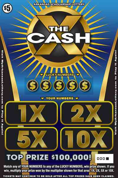 X The Cash scratchcard - game number #870 - front