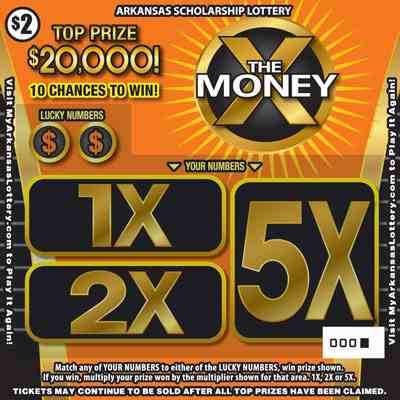 X The Money scratchcard - game number #816 - front