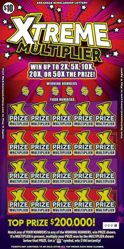 Xtreme Multiplier scratchcard - game number #903 - front
