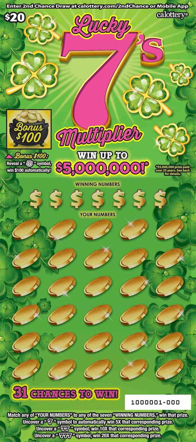 Lucky 7'S Multiplier