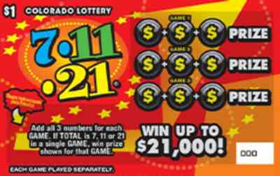 7-11-21® scratchcard - game number #229 - front