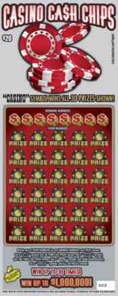 Casino Ca$h Chips scratchcard - game number #280 - front