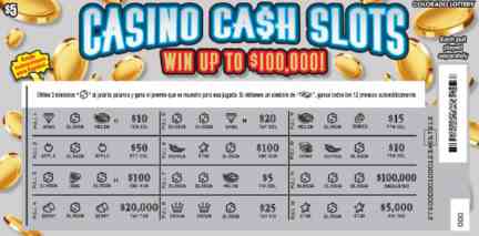 Casino Ca$h Slots scratchcard - game number #278 - front-scratched