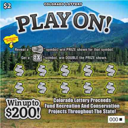 Play On!® scratchcard - game number #162 - front