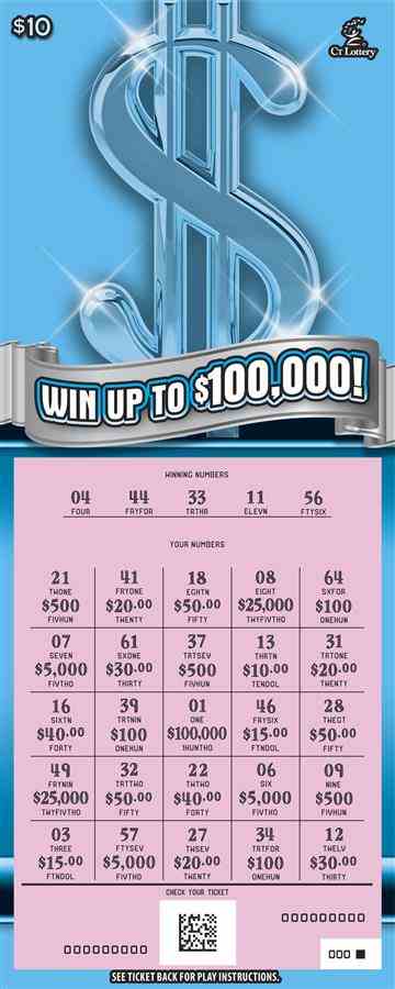 $ scratchcard - game number #1783 - front-scratched