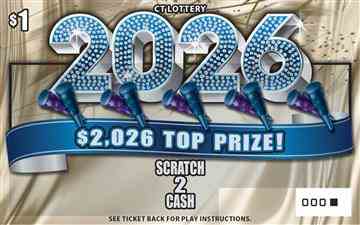 2026 scratchcard - game number #1826 - front