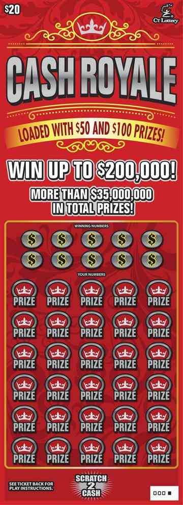 Cash Royale scratchcard - game number #1779 - front