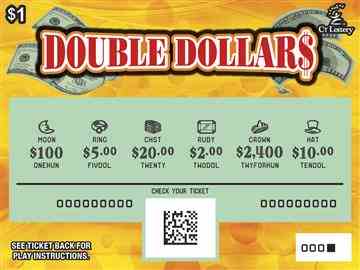 Double Dollars scratchcard - game number #1789 - front-scratched