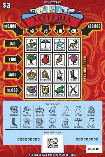 Loteria scratchcard - game number #1861 - front-scratched