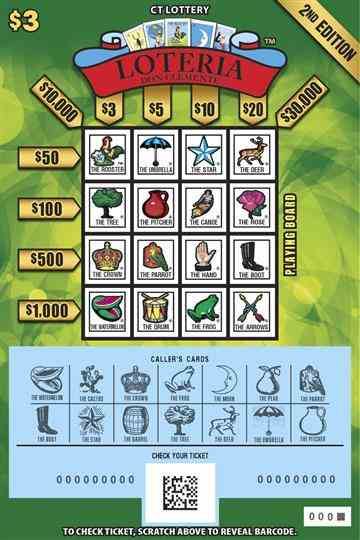 Loteria 2Nd Edition scratchcard - game number #1895 - front-scratched