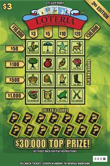 Loteria 2Nd Edition scratchcard - game number #1895 - front