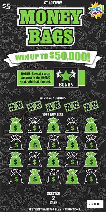 Money Bags scratchcard - game number #1788 - front