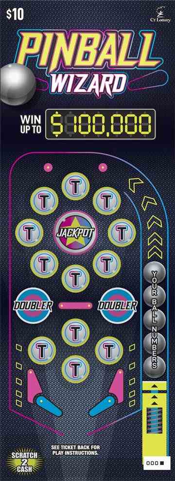 Pinball Wizard scratchcard - game number #1775 - front