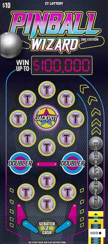 Pinball Wizard 2Nd Edition scratchcard - game number #1857 - front