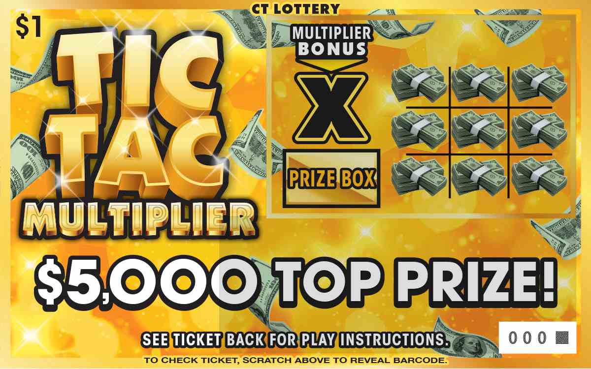 Tic Tac Multiplier scratchcard - game number #1901 - front