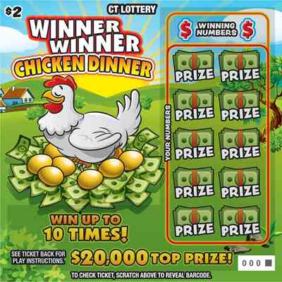 Winner Winner Chicken Dinner scratchcard - game number #1920 - front