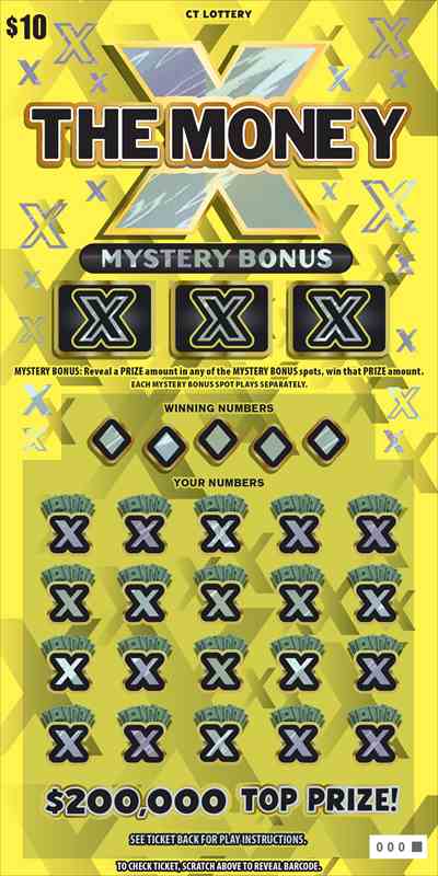 X The Money scratchcard - game number #1894 - front