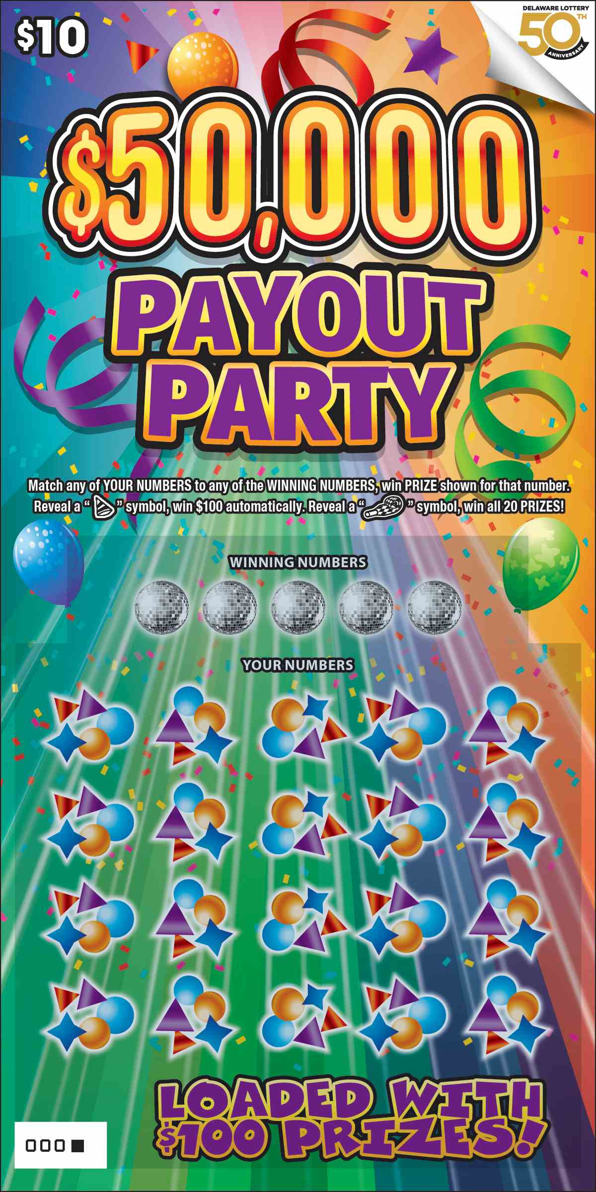 $50,000 Payout Party