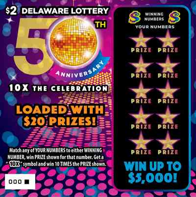 10X The Celebration scratchcard - game number #473 - front