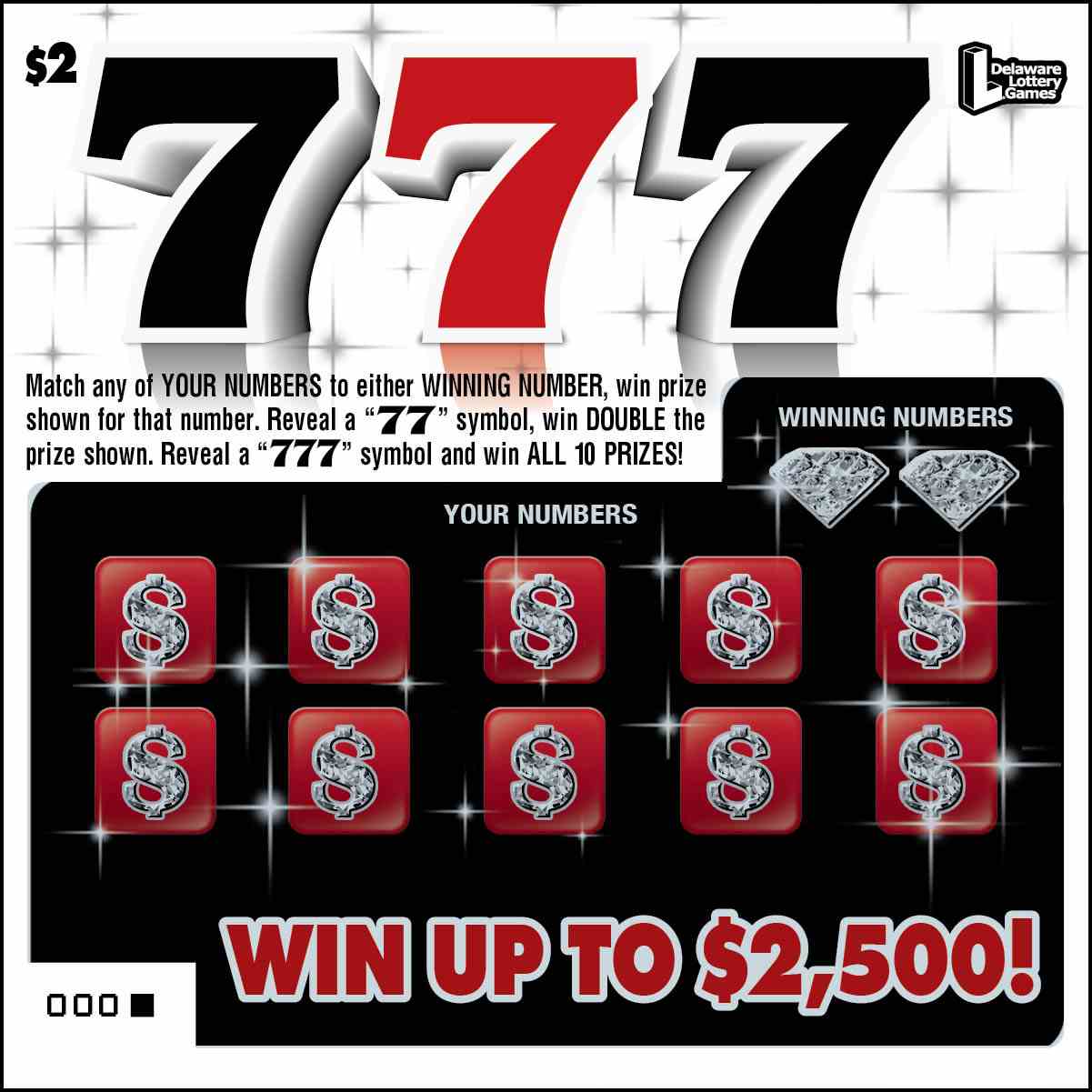 777 scratchcard - game number #517 - front