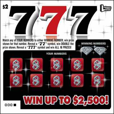 777 scratchcard - game number #517 - front