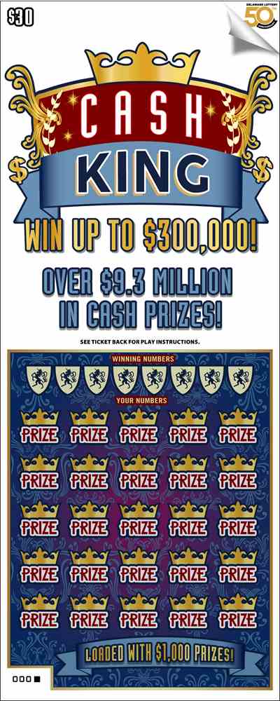 Cash King scratchcard - game number #478 - front