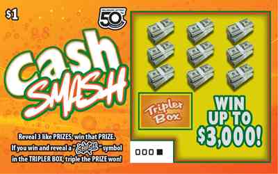 Cash Smash scratchcard - game number #507 - front