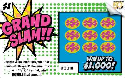 Grand Slam!! scratchcard - game number #508 - front
