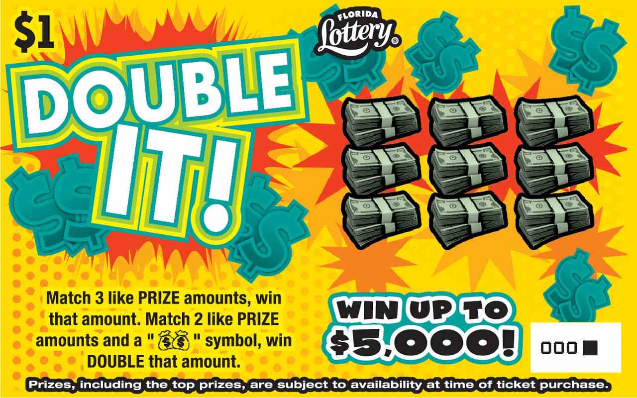 DOUBLE IT! scratchcard - game number #1559 - front