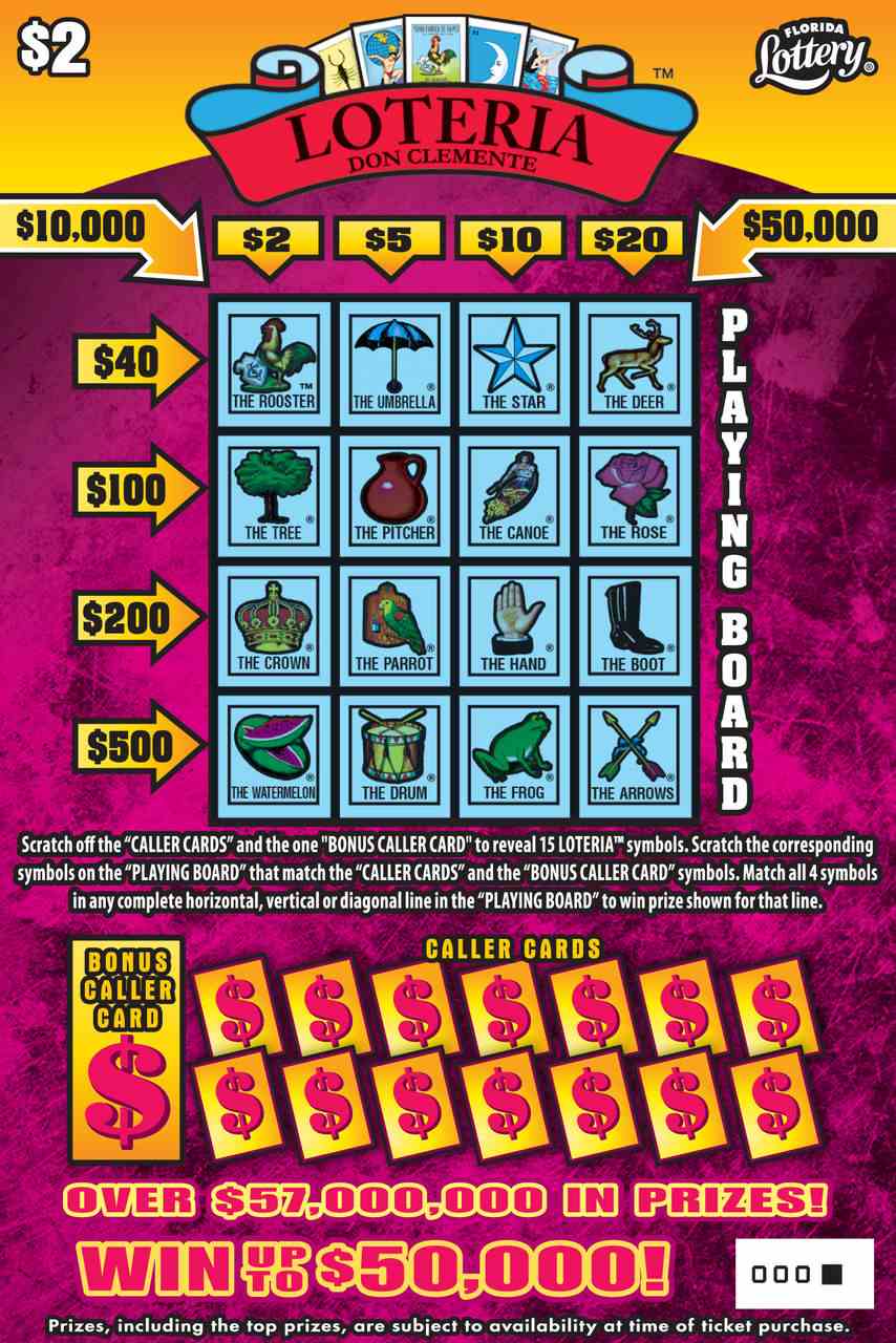 LOTERIA™ scratchcard - game number #1530 - front