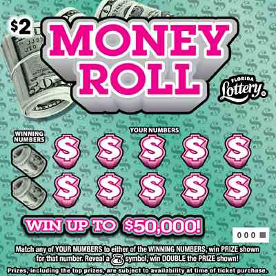 Money Roll scratchcard - game number #1644 - front
