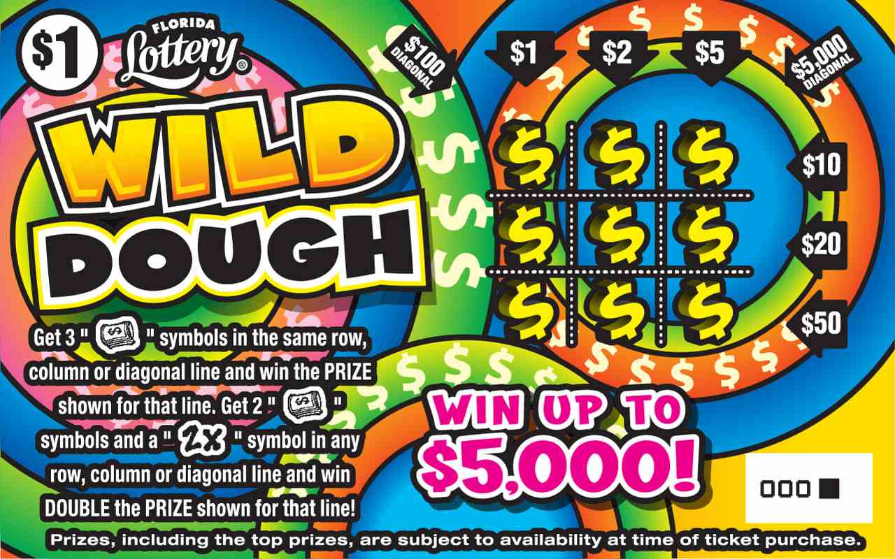 WILD DOUGH scratchcard - game number #1507 - front