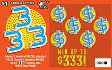 333 scratchcard - game number #1710 - front