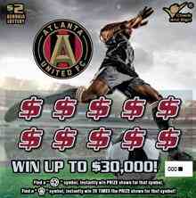 Atlanta United Fc scratchcard - game number #1649 - front