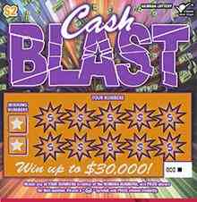 Cash Blast scratchcard - game number #1714 - front