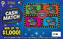Cash Match scratchcard - game number #1584 - front