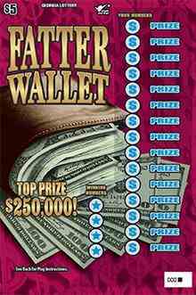 Fatter Wallet scratchcard - game number #1701 - front