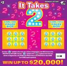 It Takes 2 scratchcard - game number #1711 - front