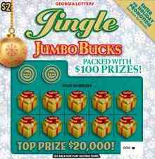 Jingle Jumbo Bucks scratchcard - game number #1861 - front