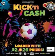 Kick 'N Cash scratchcard - game number #1902 - front