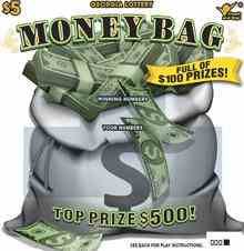 Money Bag scratchcard - game number #1791 - front