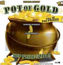 Pot Of Gold scratchcard - game number #1790 - front